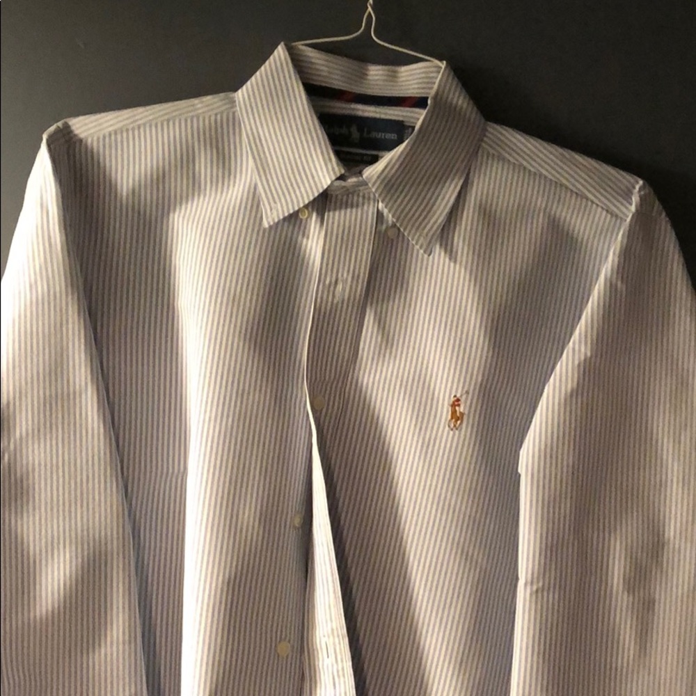 Men’s dress shirt medium polo button down